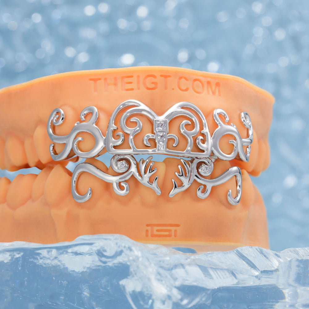 Moissanite Whimsy Deer Grillz