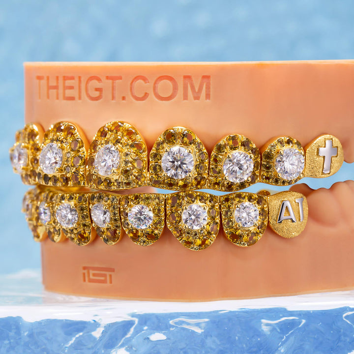 "Yellow Aura" Big Pointer Cross Set