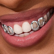 OPEN FACE WITH HEART STYLE GRILLZ