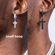 S925 Moissanite Hoop Earrings