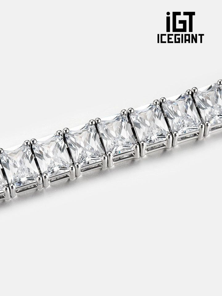iGT ICEGIANT S925 Moissanite Emerald Cut Tennis Bracelet