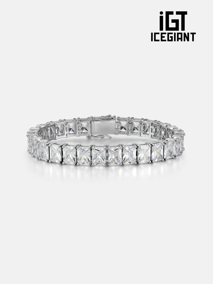iGT ICEGIANT S925 Moissanite Emerald Cut Tennis Bracelet