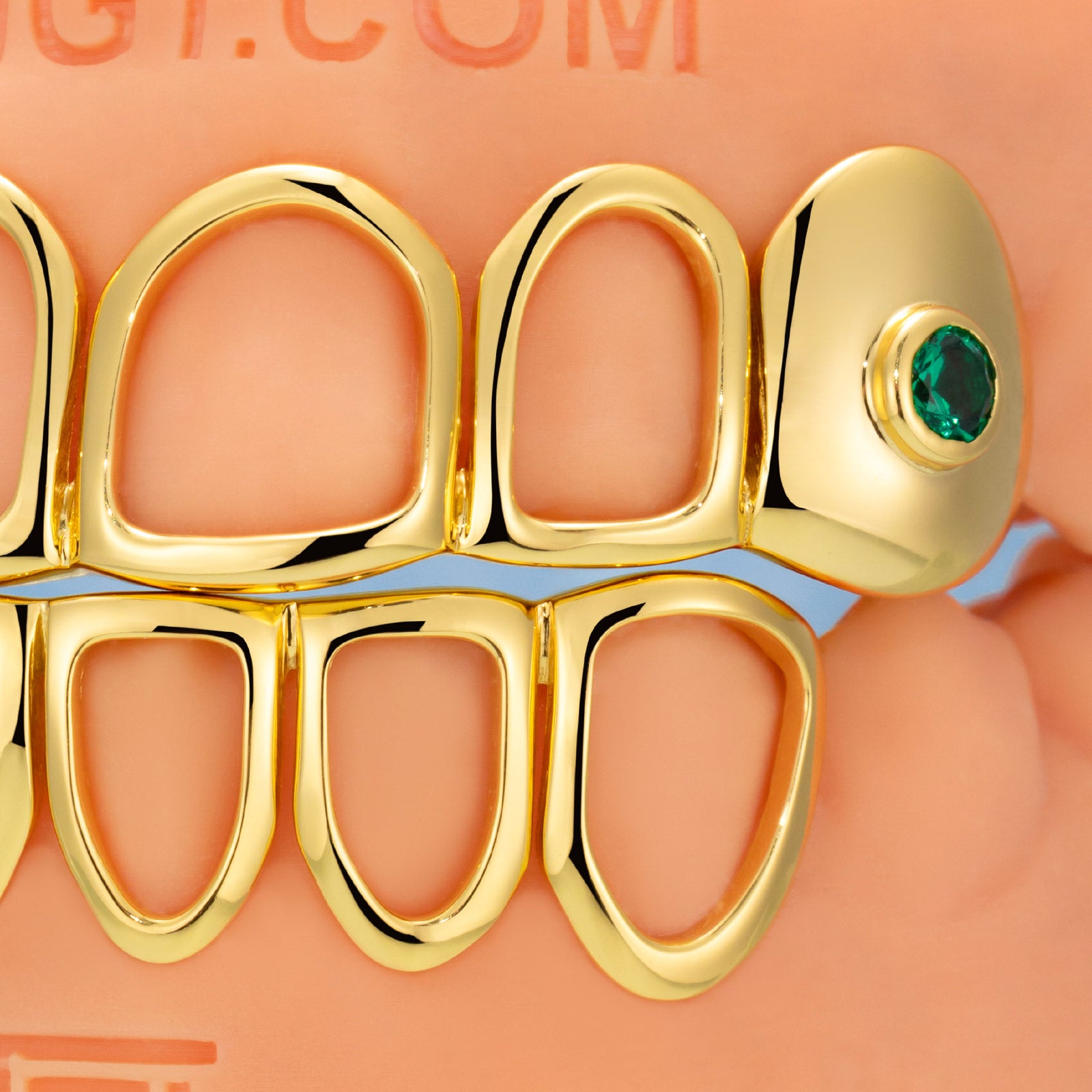 lris Cross Open Face Grillz