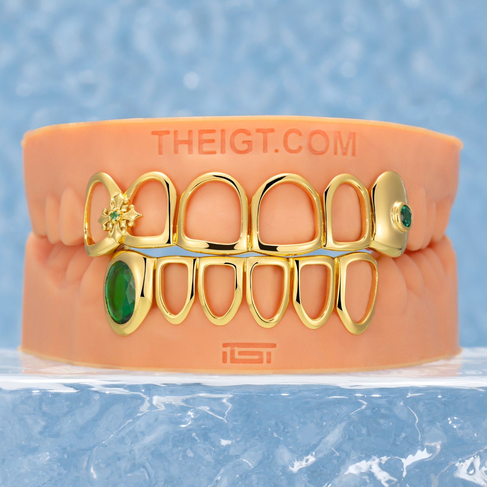 lris Cross Open Face Grillz