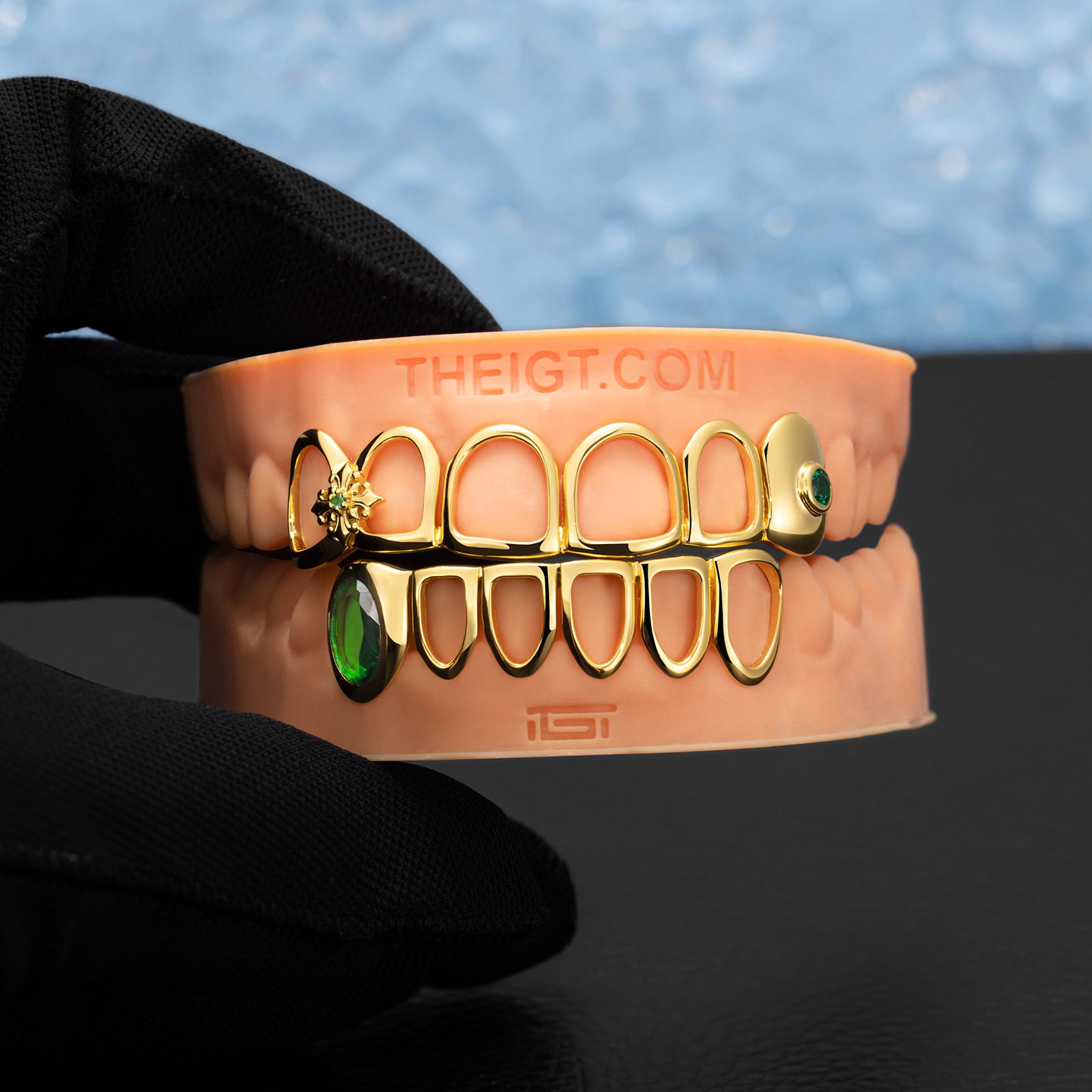 lris Cross Open Face Grillz