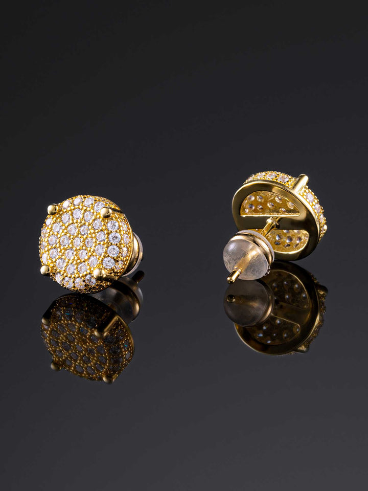 925 Sterling Silver Pave Earrings