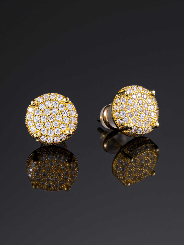 925 Sterling Silver Pave Earrings