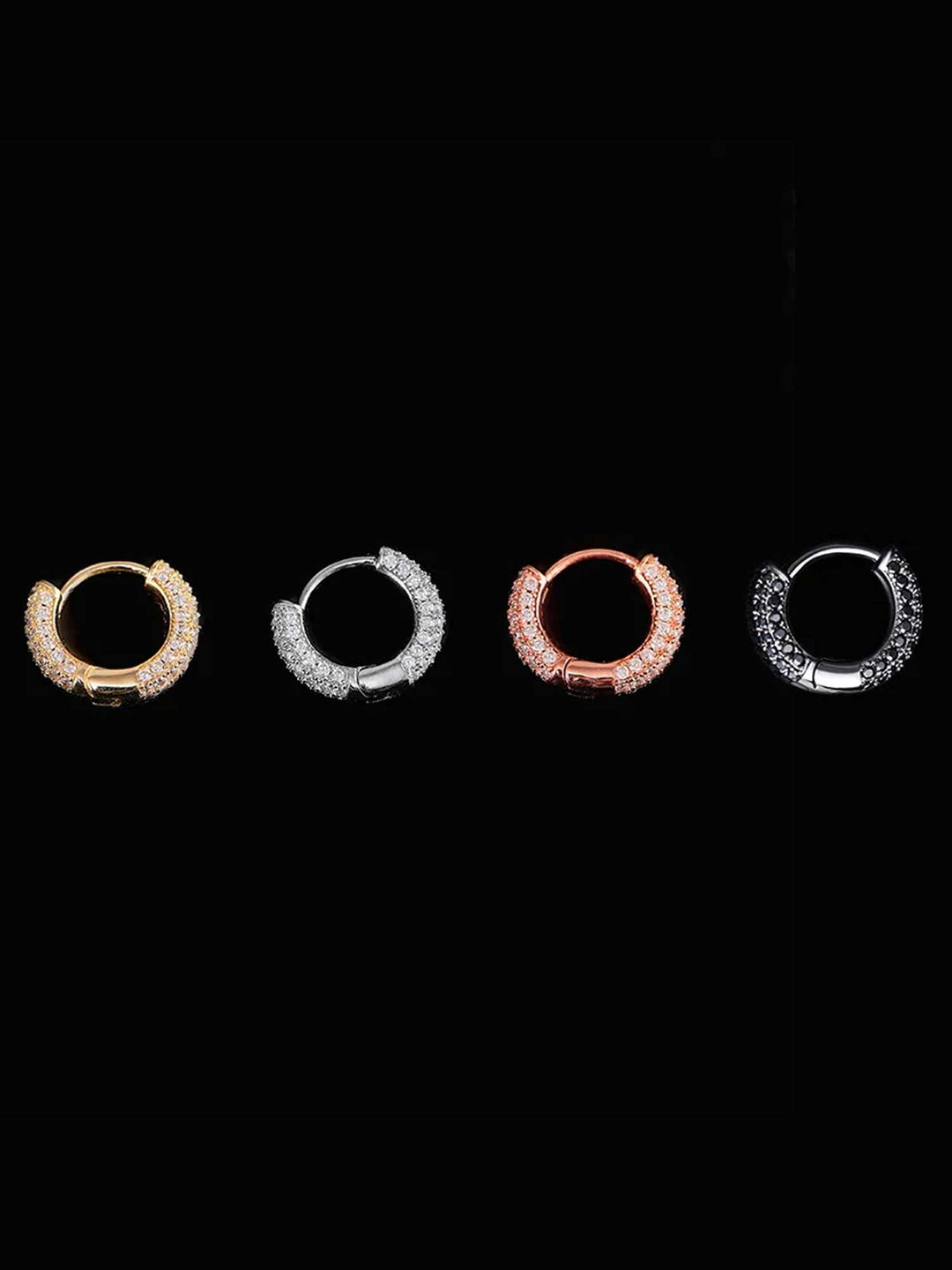 925 Sterling Silver Circle Hoop Earrings
