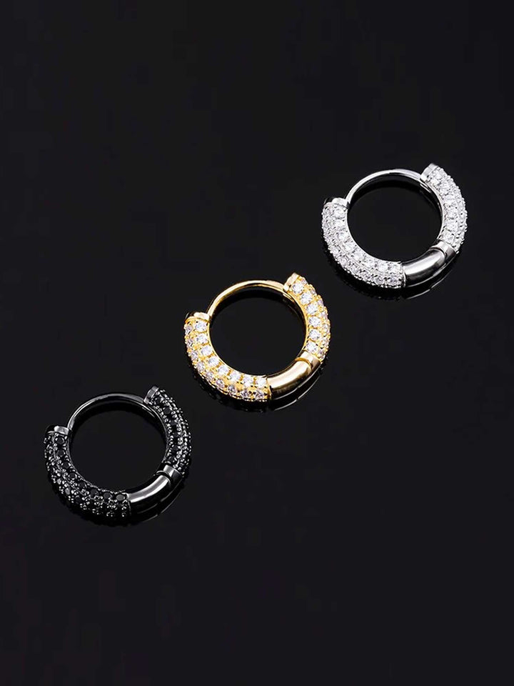 925 Sterling Silver Circle Hoop Earrings