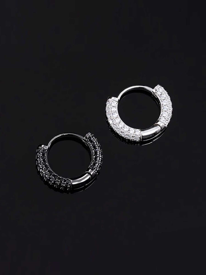 925 Sterling Silver Circle Hoop Earrings