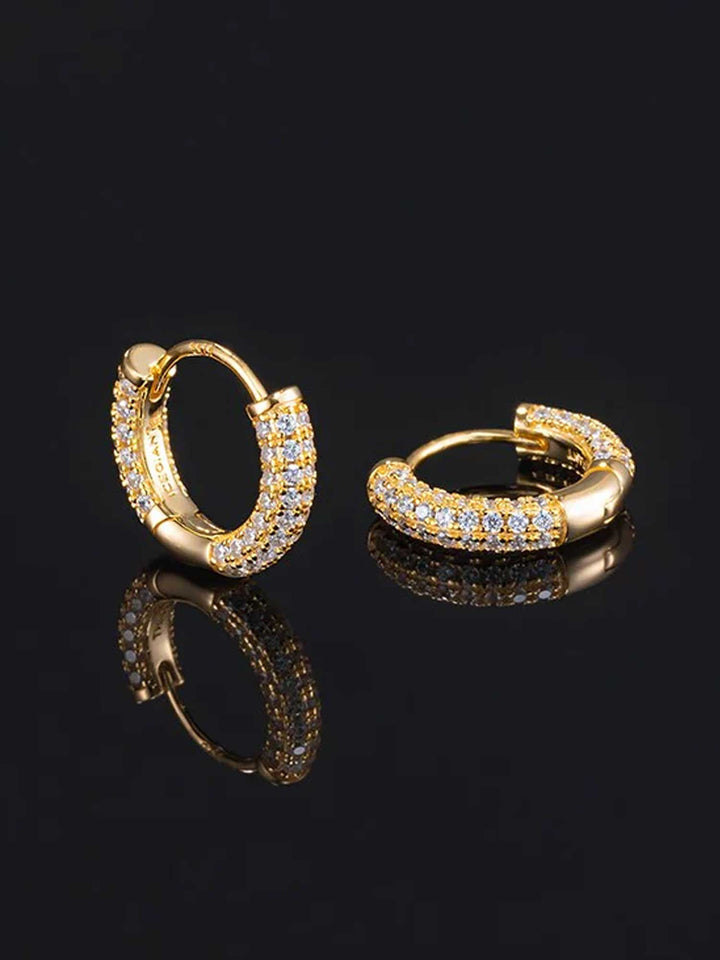925 Sterling Silver Circle Hoop Earrings