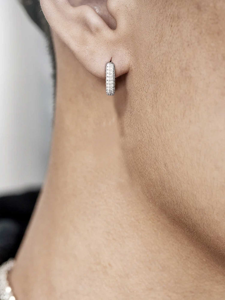925 Sterling Silver Circle Hoop Earrings