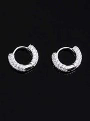 925 Sterling Silver Small Hoop Earrings