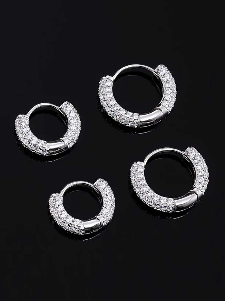 925 Sterling Silver Small Hoop Earrings