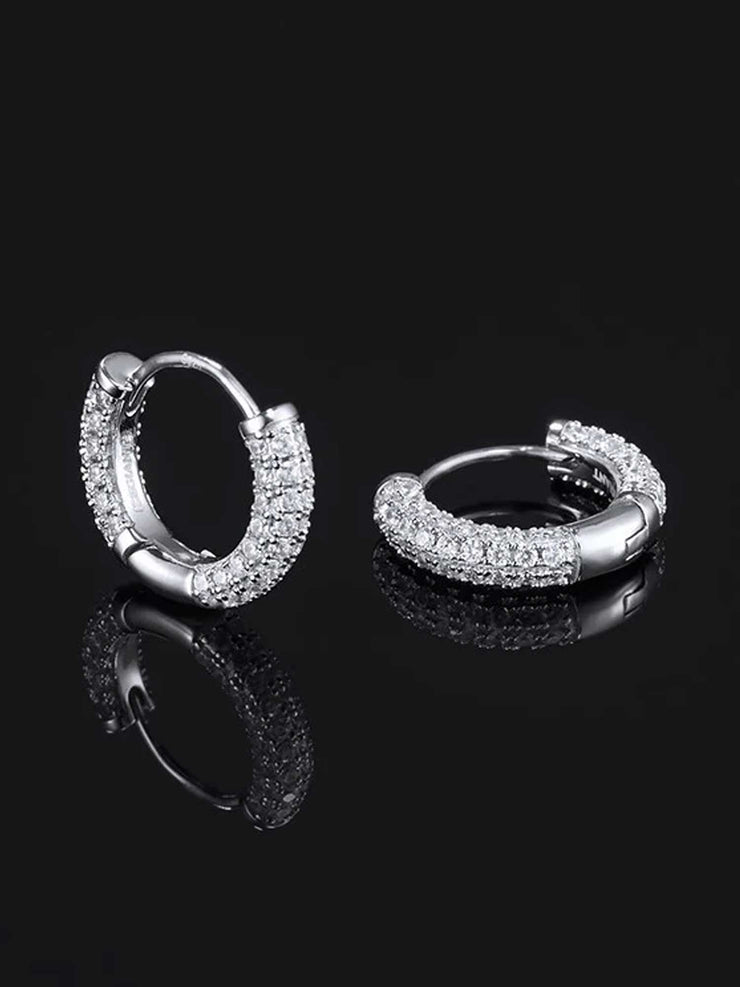 925 Sterling Silver Small Hoop Earrings