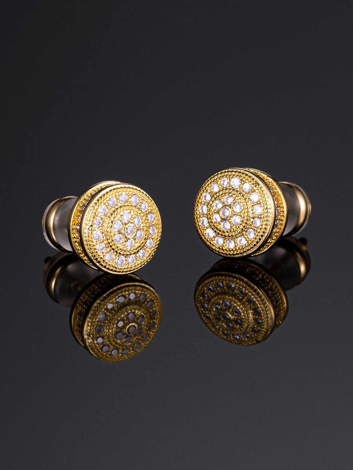 925 Sterling Silver Cluster Iced Earrings