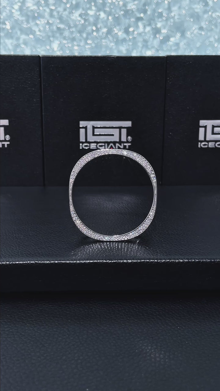 46mm Moissanite Bezel Case Cover For Galaxy Watch 8 Classic