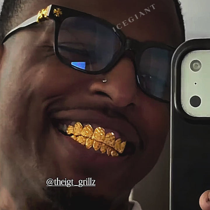 Custom Diamond Cut & Diamond Dust Grillz