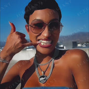 Open Face With Diamond Opal Grillz