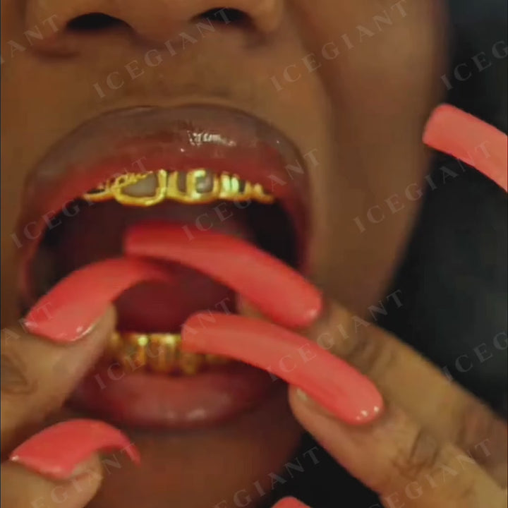 UR Fav GIRL Pink Pearl Grillz