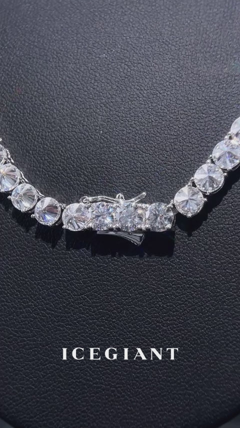 5MM Reverse-Set Moissanite Tennis Chain