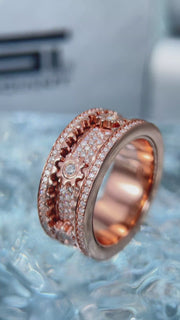 Rose Gold Moissanite Bracelets Set [2PCS/SET]