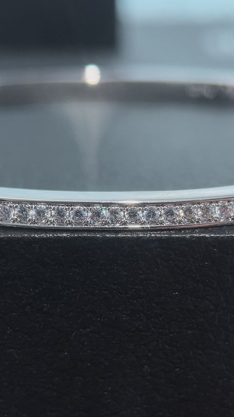 3.2MM Single Row Bangle Bracelet