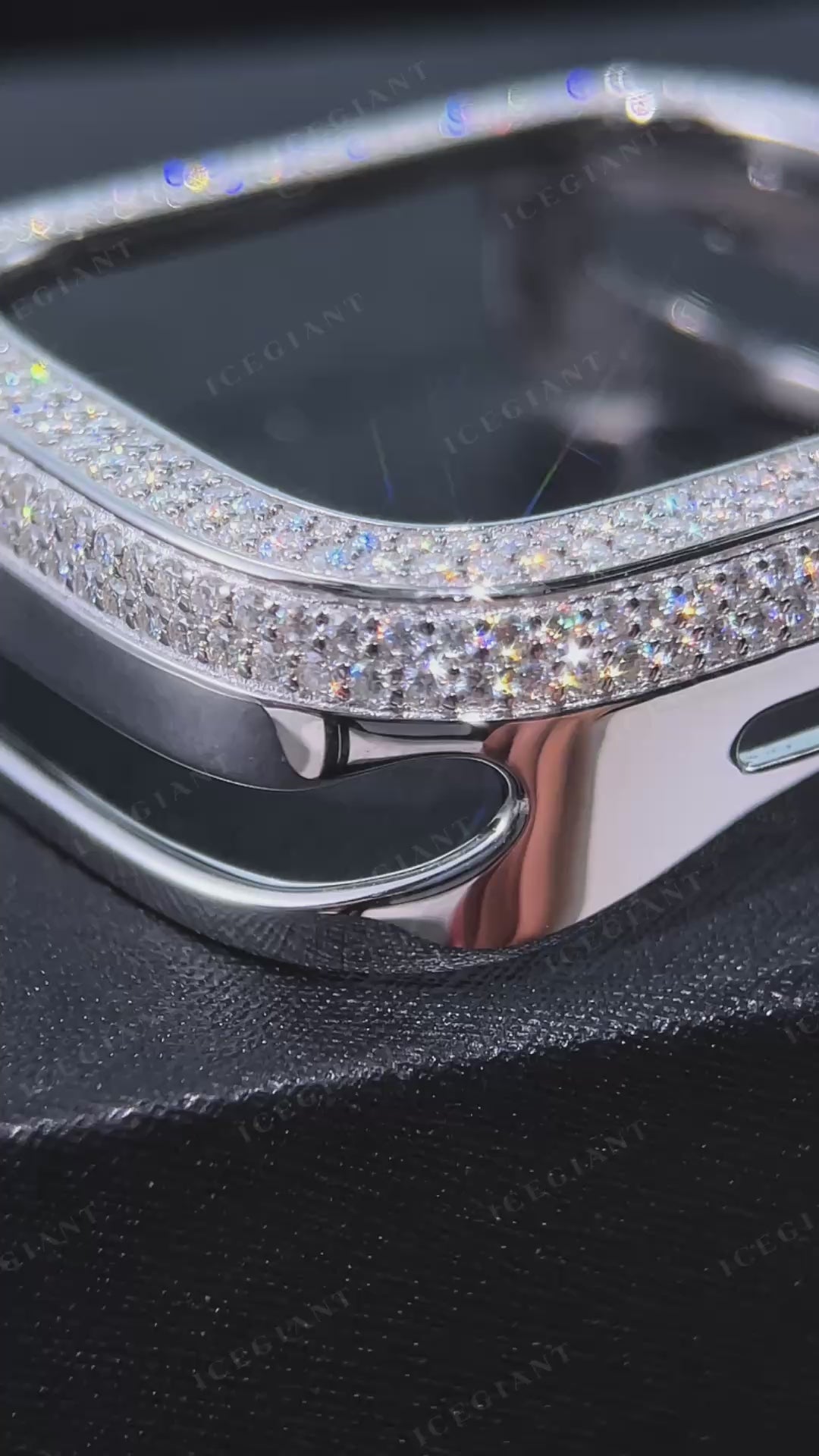 42MM Moissanite Bezel Case Cover For Apple Watch S10 & S11