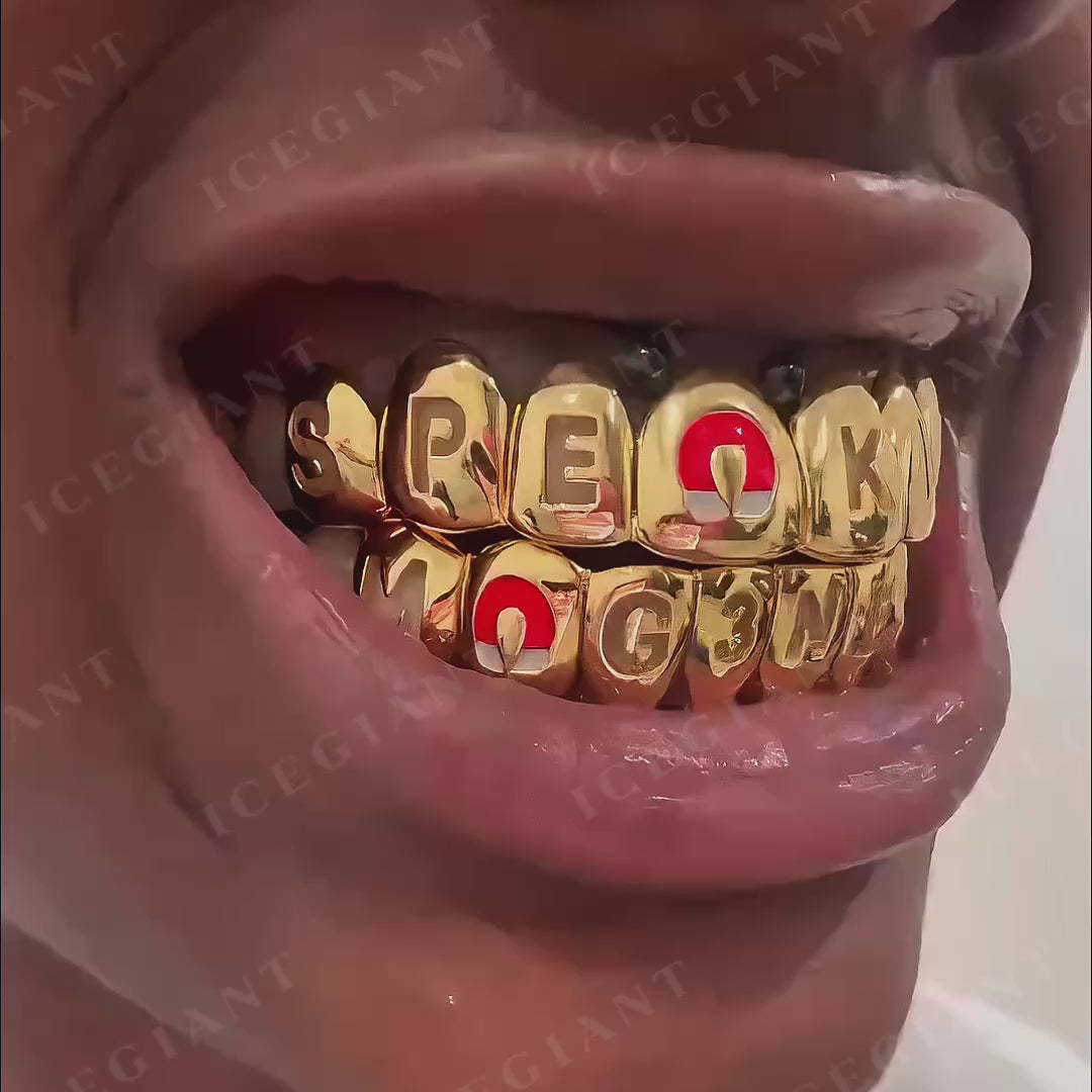 Drip Magnet Letter Grillz