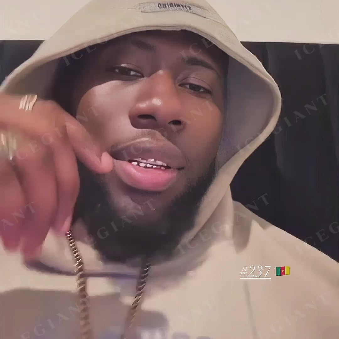 Silver African Flag Grillz