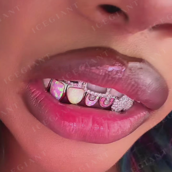 Pink Star Kitty & Octopus Grillz