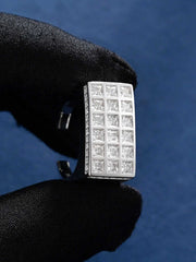 S925 Rectangular Princess Cut Ring