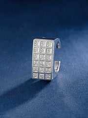 S925 Rectangular Princess Cut Ring