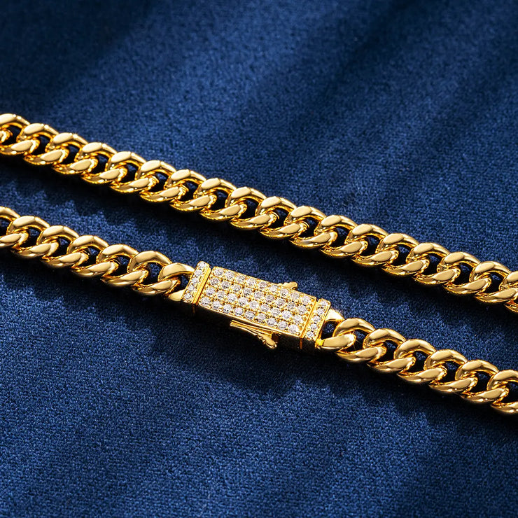 5mm Miami Cuban Link Yellow / 18kt / 8 inch