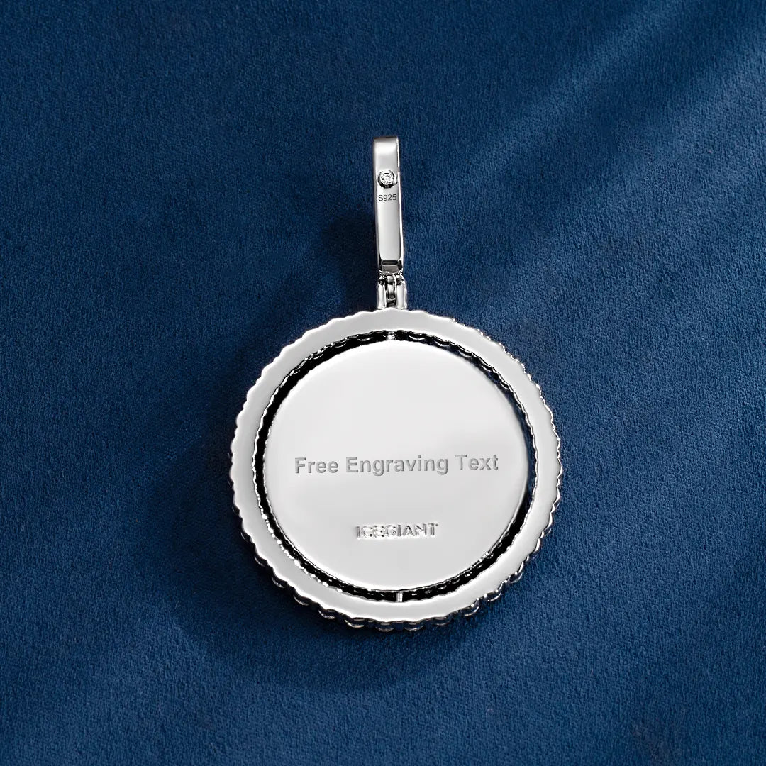 Custom Spinning Photo Pendant
