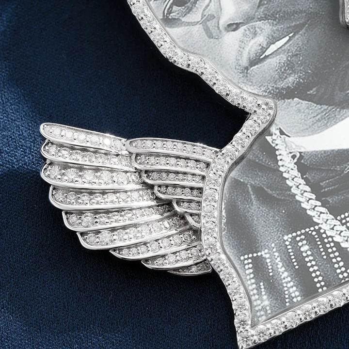 Custom Picture Pendant with Flying Dove