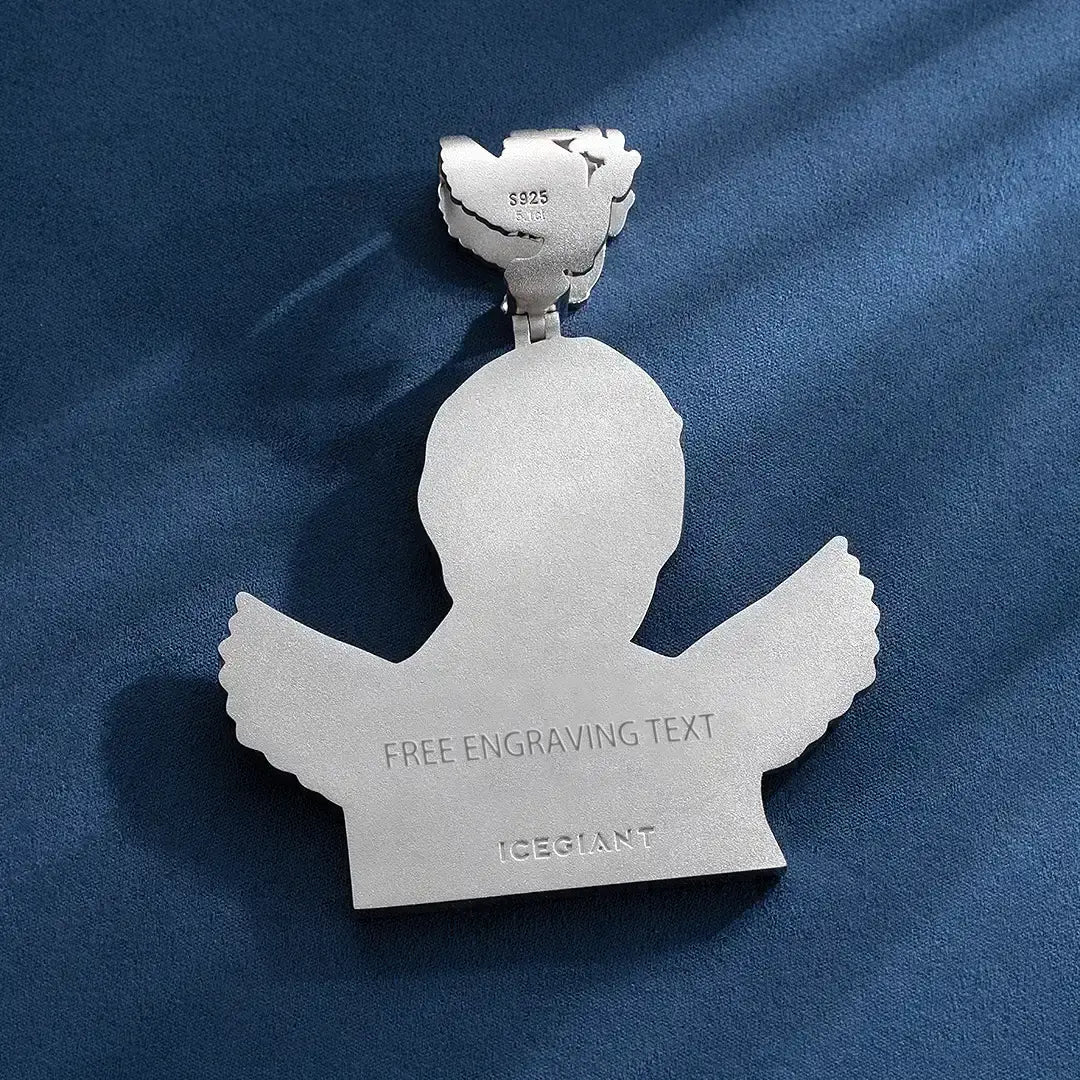 Custom Picture Pendant with Flying Dove