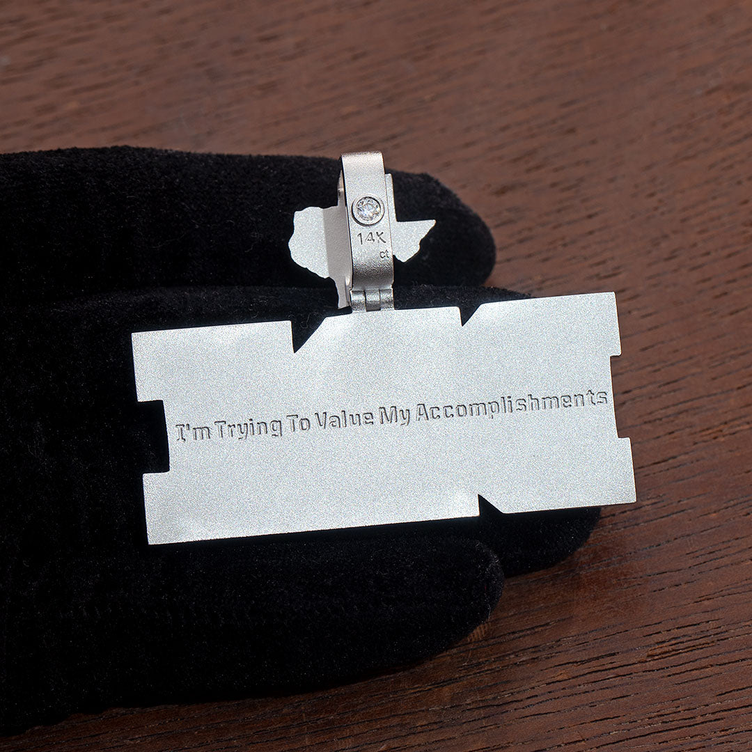 Deposit - Custom Rimless Letter Pendant