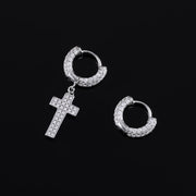 Asymmetric Earrings & Tennis Bracelet Set [2PCS/SET]