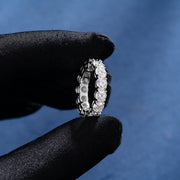 5mm Moissanite Eternity Ring