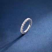 3mm Moissanite Eternity Ring