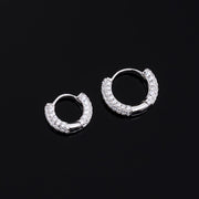 925 Sterling Silver Small Hoop Earrings