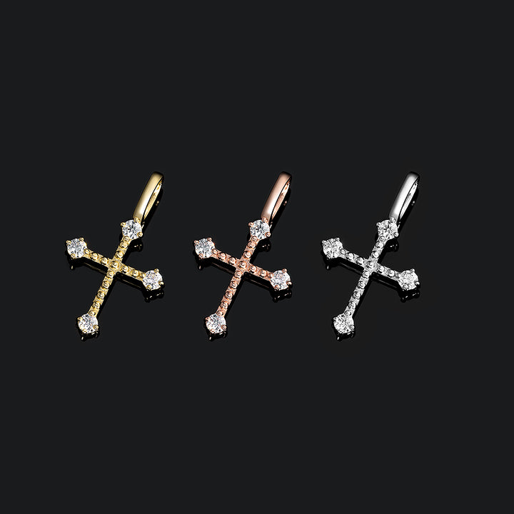 Solid Gold Cross Pendant