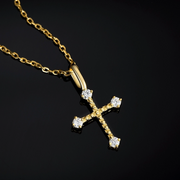 Solid Gold Cross Pendant