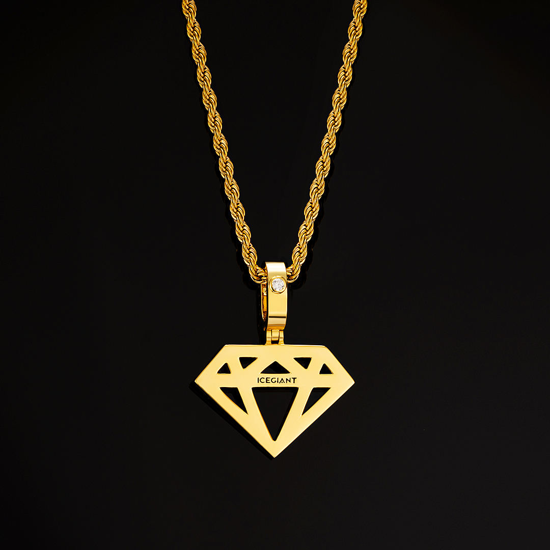 Diamond Silhouette Pendant