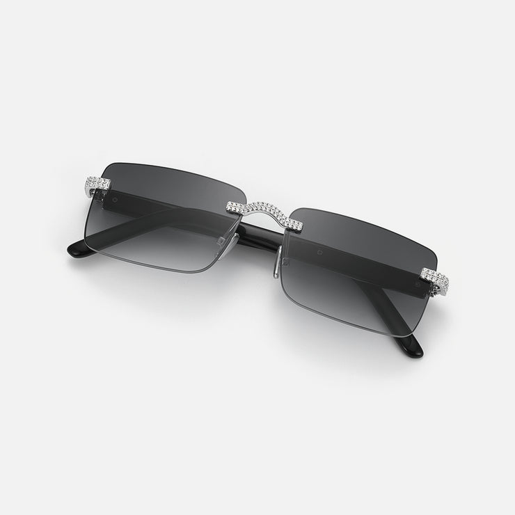 Slinky Ltd Edt Silver Uni-Sex Oval Sunglasses | Le Specs