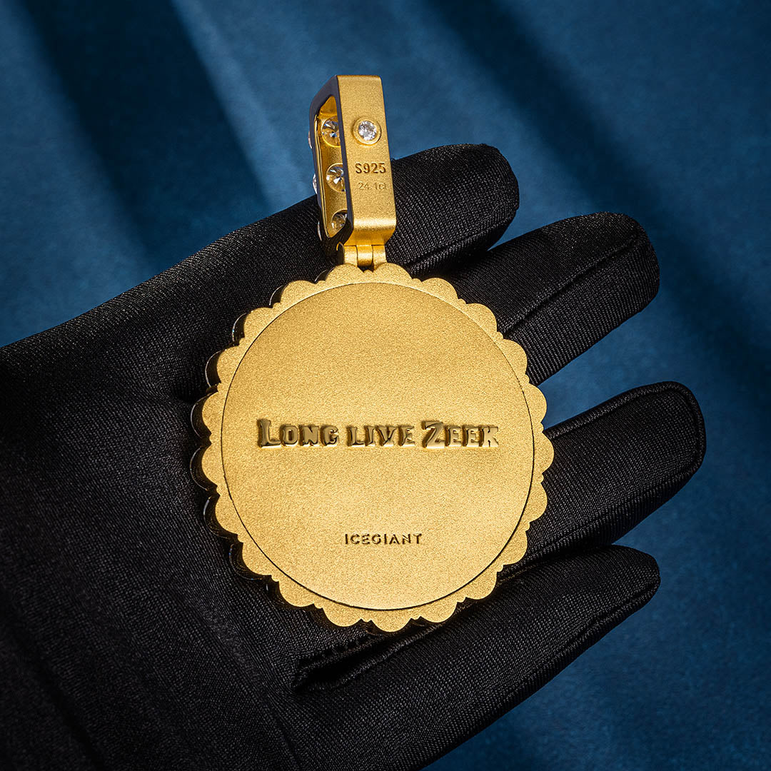Custom Laser Engraved Photo Pendant