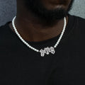 Custom Letter Pearl Necklace