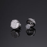 925 Sterling Silver Pave Earrings