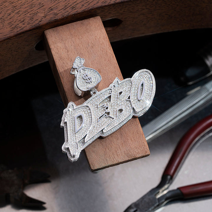 Deposit - Custom Brush Letter Pendant